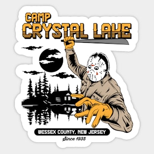 Camp Crystal Lake Sticker